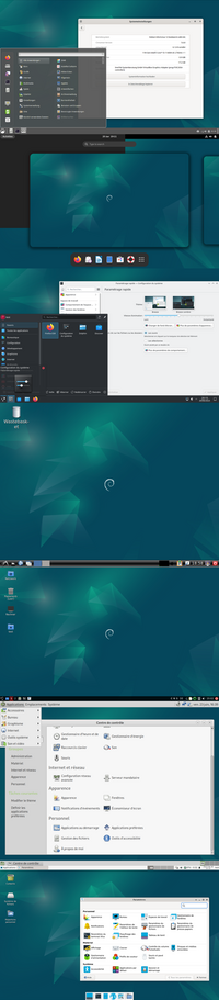 Desktops von Debian 12